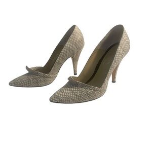 Té Casan Gianluca Soldi Limited‎ 100 NY Edition Snakeskin Pumps